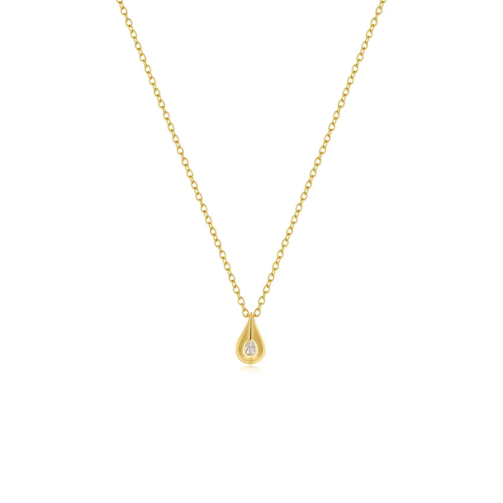CANNER Crystal Zircon 925 Sterling Silver Necklace For Women Pendente Fine Jewellery Long Chain - Zenflow Active