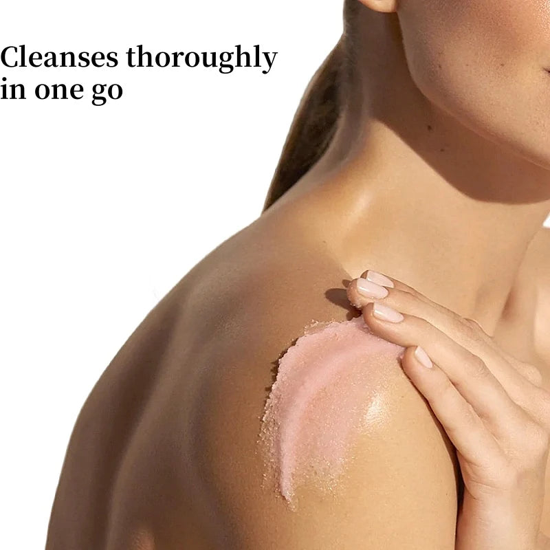 Rose & Walnut Shell Body Scrub | Deep Cleansing Exfoliator with Rose Extract – 350g - Zenflow Active