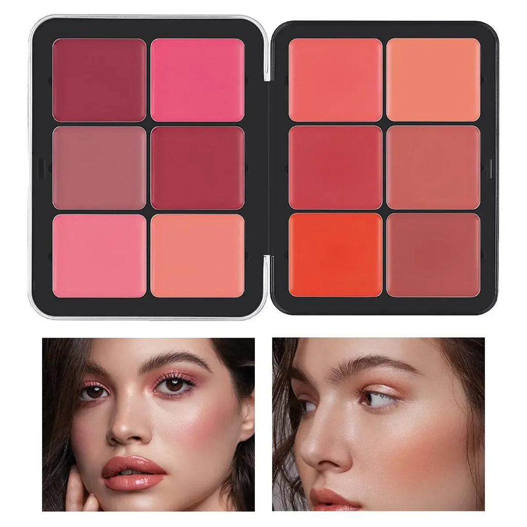 Iron Box Cream Blush & Concealer Palette – 12-Colour Matte & Pearlescent 2-in-1 - Zenflow Active
