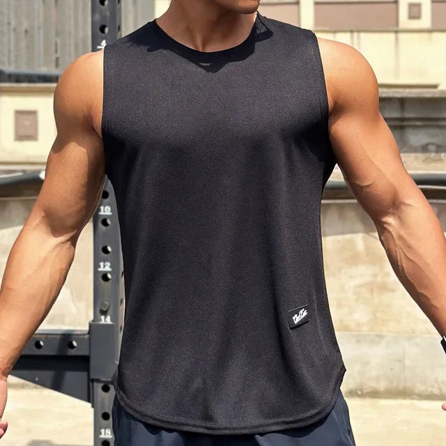 Men's Gym Tank top, Sleeveless Shirt, Breathable Sports Vest - Zenflow Active