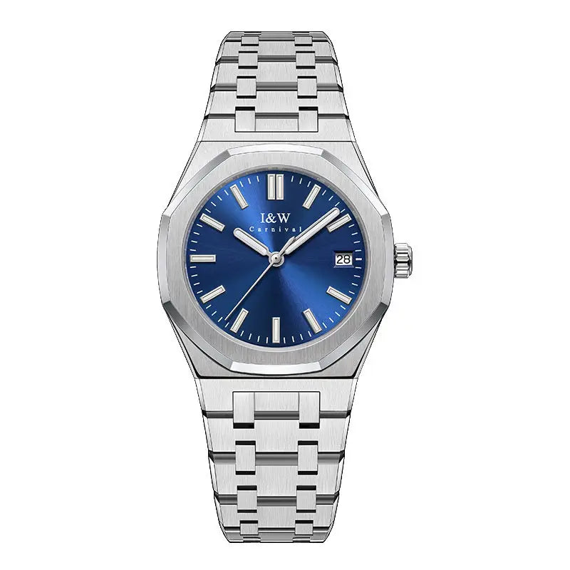 CARNIVAL Women's Swiss Quartz Watch — Sapphire Crystal, Ultra-Thin, Luminous, Date Display - Zenflow Active