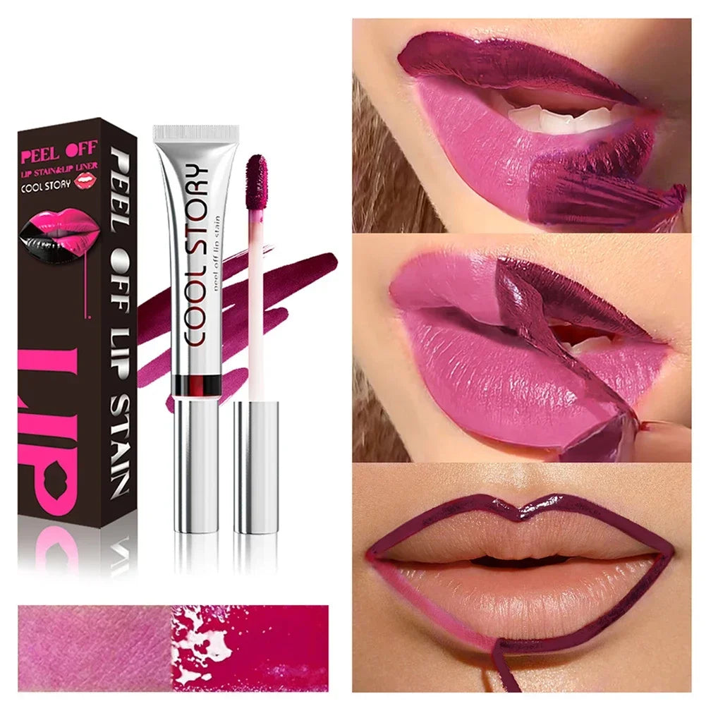 Lip Makeup Set, Built-In Lip Liner Outline + Matte Lip Gloss Fill In - Zenflow Active