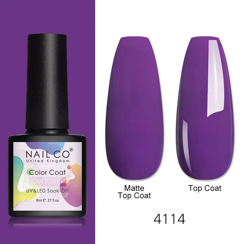 Gel Nail Polish 8ml – UV/LED Soak-Off Formula in 112+ Shades - Zenflow Active