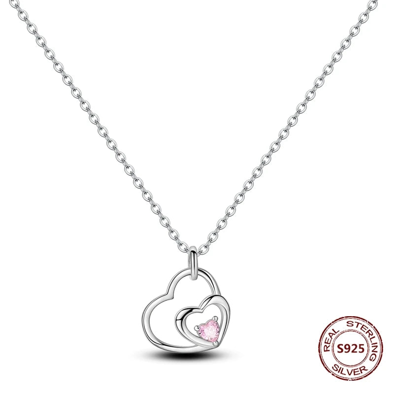 Butterfly Necklace 925 Sterling Silver Original Dragonfly Luminous Firefly Zircon Pendant Chain Link For Women Fine Jewelry Gift - Zenflow Active
