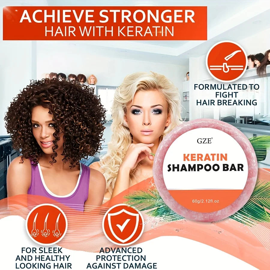 Keratin Shampoo Bar Soap - Zenflow Active