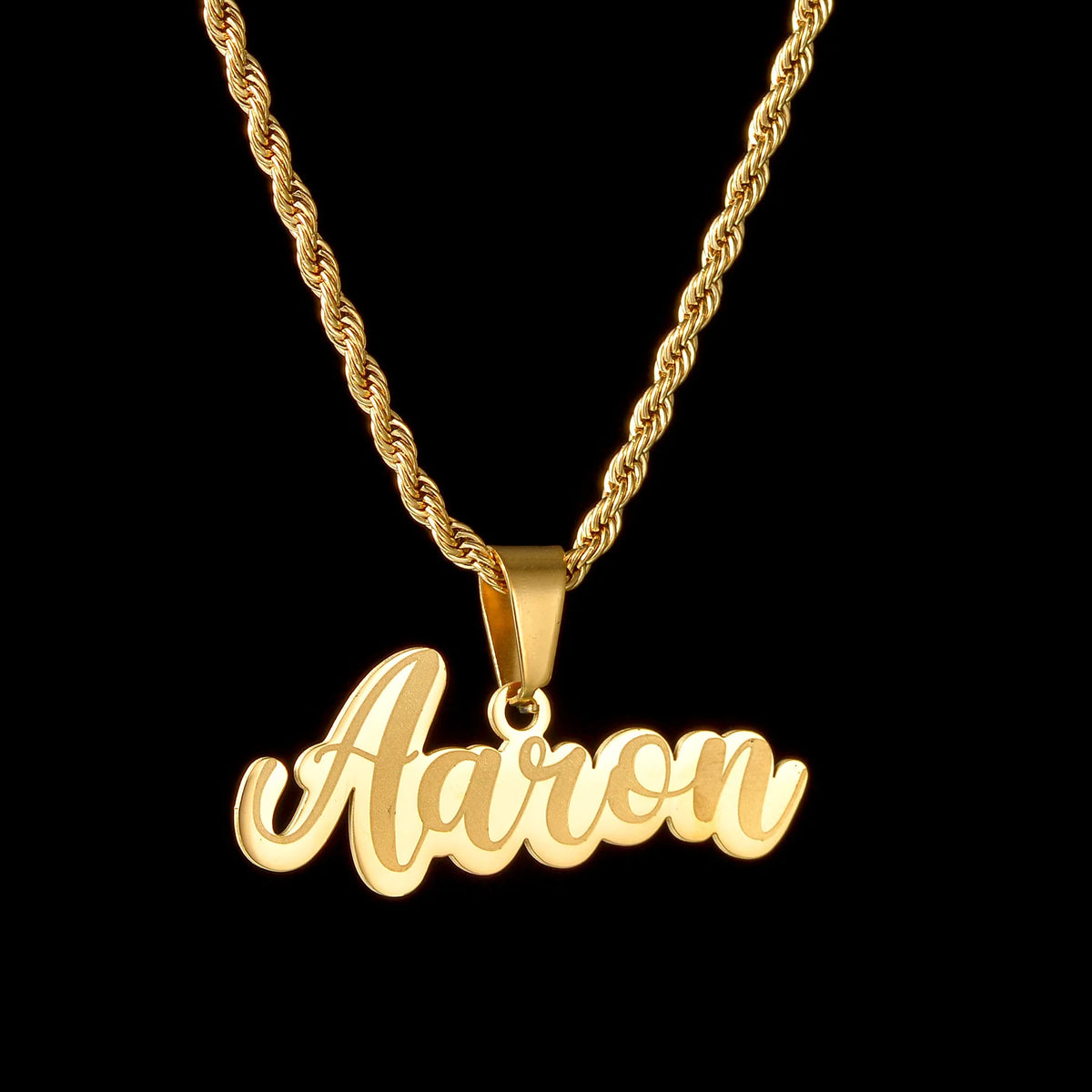 Goxijite Custom Removable Butterfly Heart Name Pendant Stainless Steel Laser Marking Nameplate Necklace - Zenflow Active