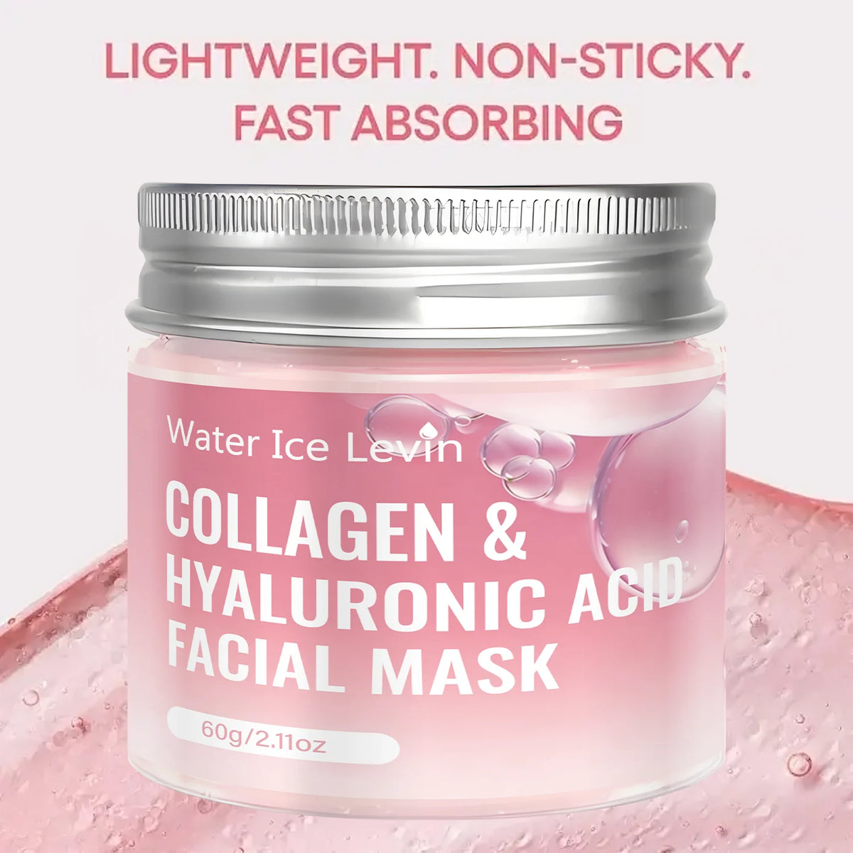 Collagen & Hyaluronic Acid Facial Cleanser with Niacinamide, 60g - Zenflow Active