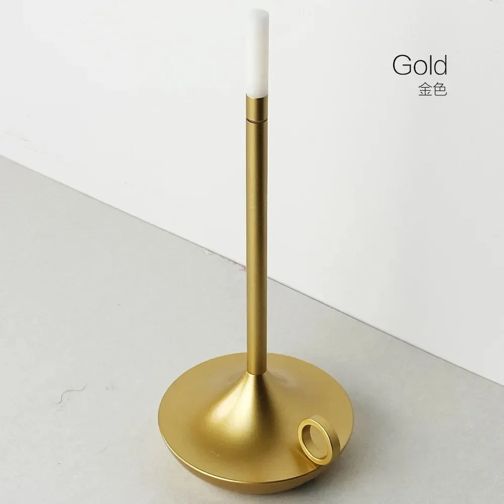 Atmosphere LED Candle USB Charging Restaurant Bar Lamp Desktop Decoration Touch Night Light Led Desk Lamp Candle Light Table Lamp - Zenflow Active