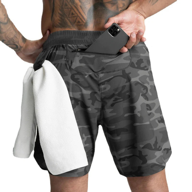 Men's Running Shorts, Single-Layer Woven, Quick Dry Casual Gym/Fitness Sportswear - Zenflow Active