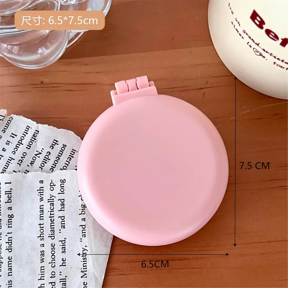 Solid Colour Folding Comb with Makeup Mirror - Zenflow Active
