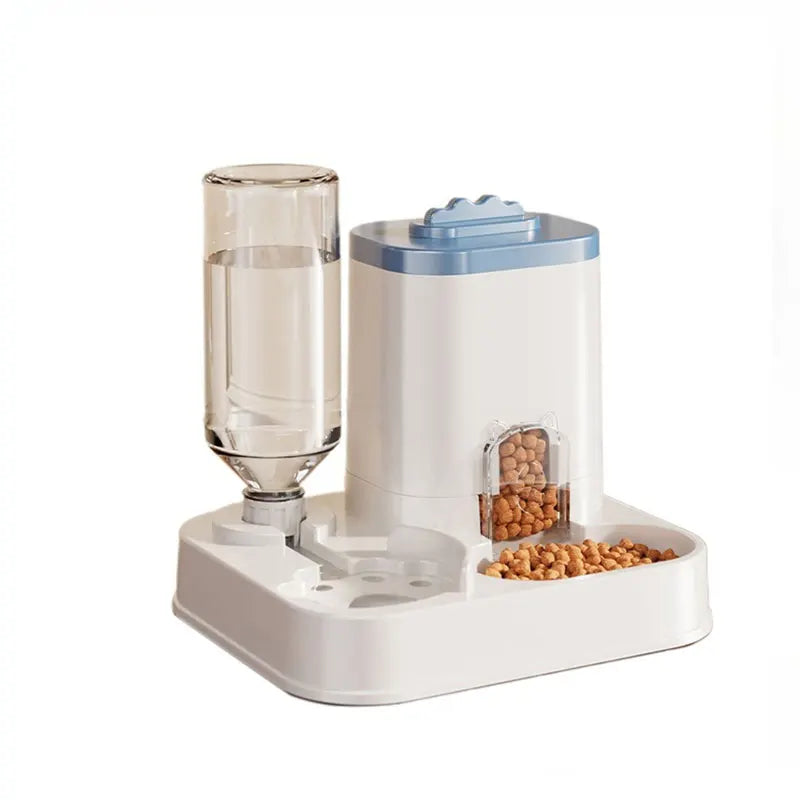 Large Capacity Automatic Pet Feeder & Water Dispenser for Cats and Dogs - Zenflow Active