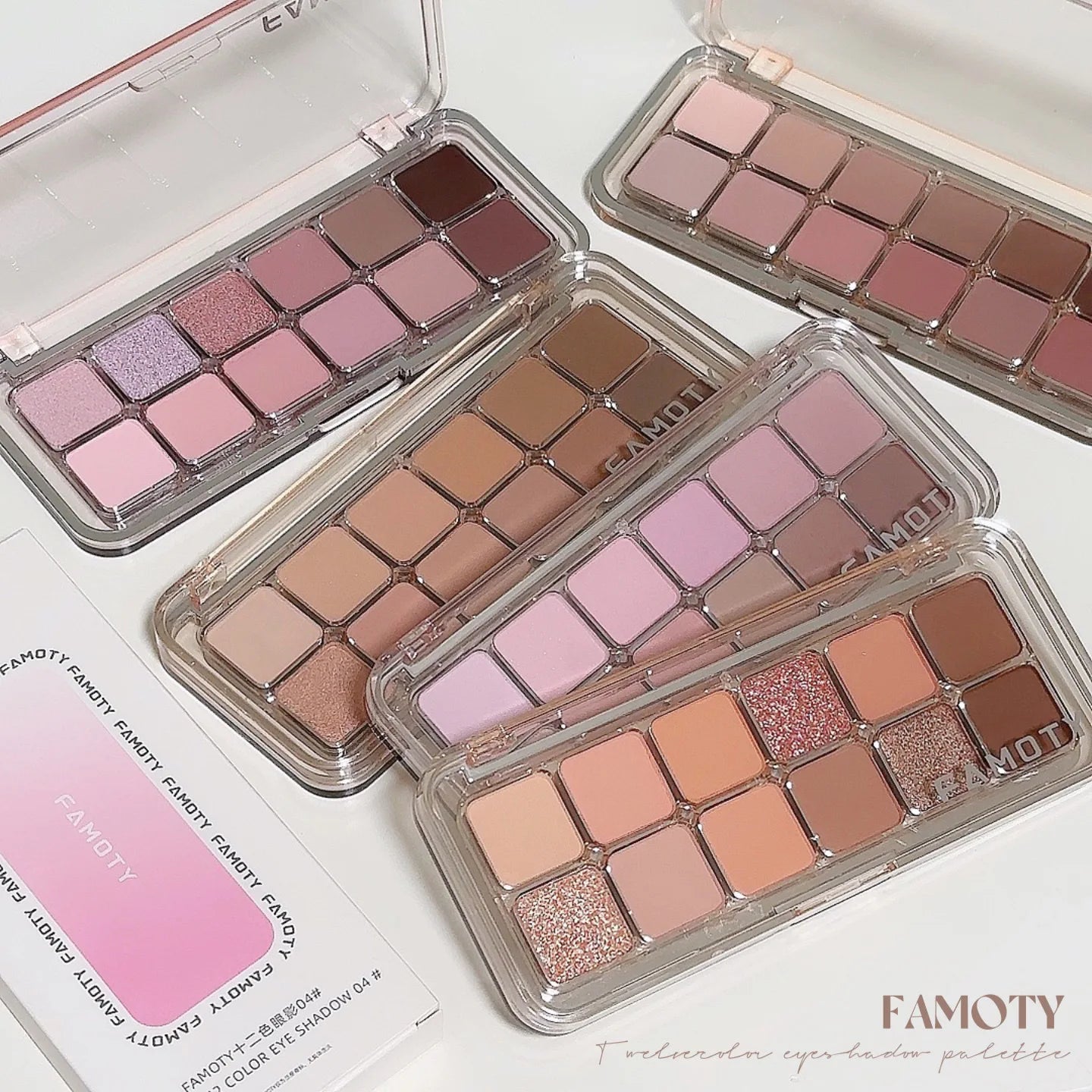 12-Color Low Saturation Matte Eyeshadow Palette