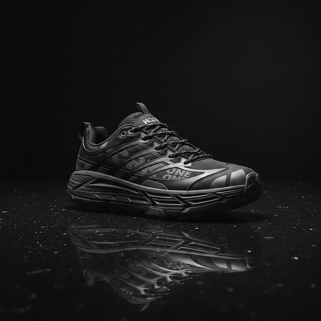 Men's Thick-Sole Sports Casual Shoes | Breathable Lace-Up Trainers - Zenflow Active