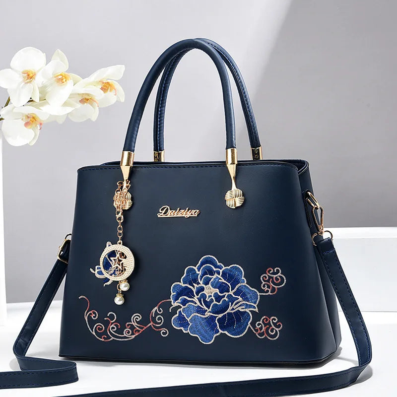 Women's Bag New Trend Niche Embroidered Shoulder Bag Luxury Handbag Tote Bag - Zenflow Active