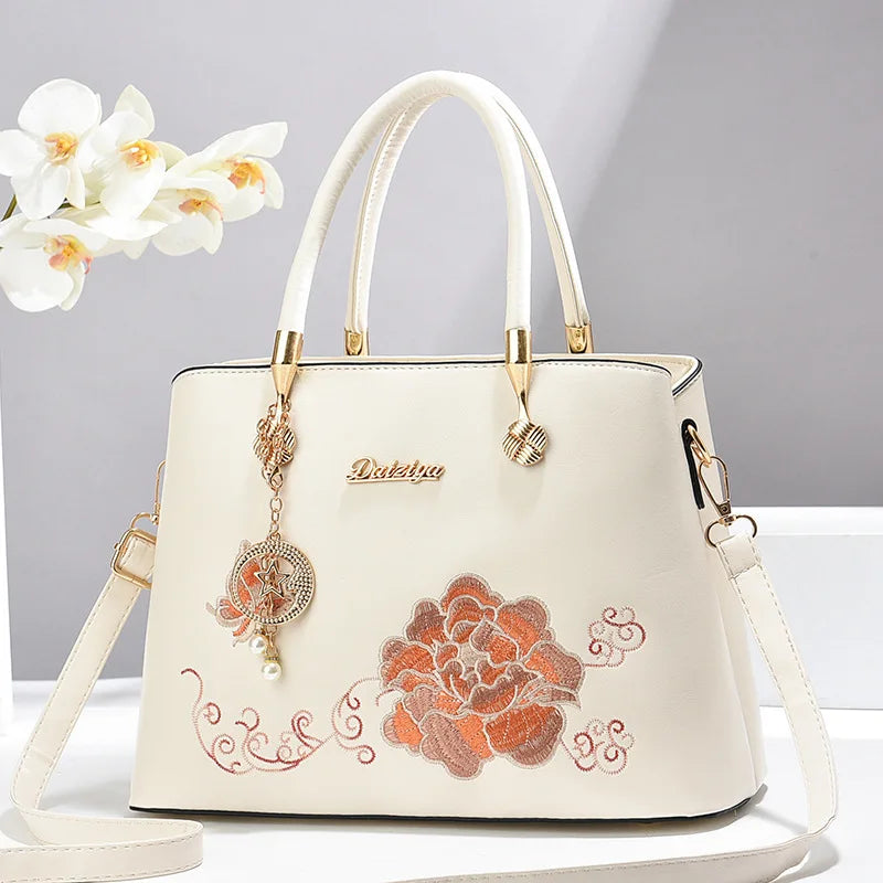 Women's Bag New Trend Niche Embroidered Shoulder Bag Luxury Handbag Tote Bag - Zenflow Active