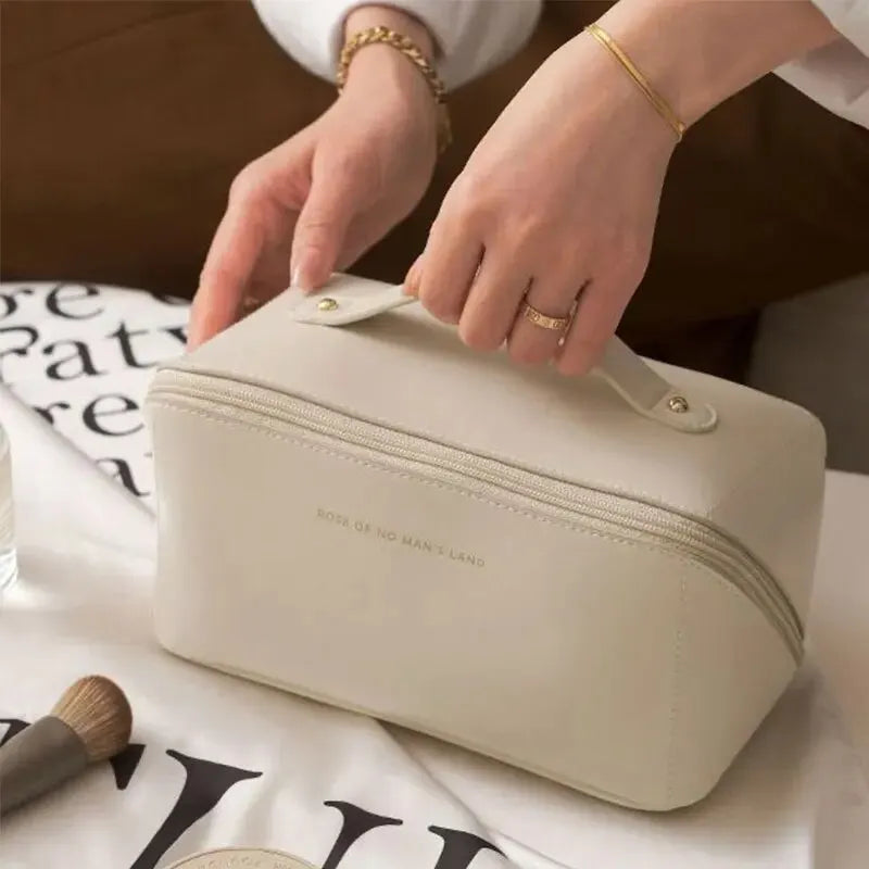Large Capacity Makeup Bag Portable Beauty and Skincare Storage Bag High Appearance Level Waterproof Clutch Bag - Zenflow Active