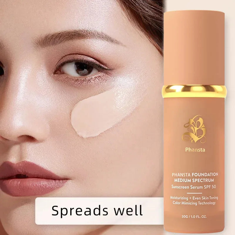4 in 1 Foundation Liquid Hydrating Concealer SPF 50, Waterproof - Zenflow Active