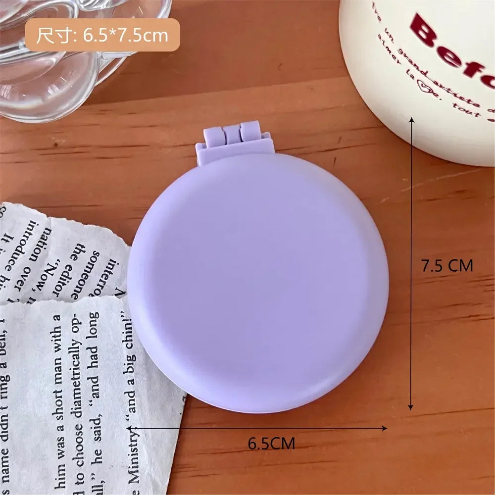 Solid Colour Folding Comb with Makeup Mirror - Zenflow Active