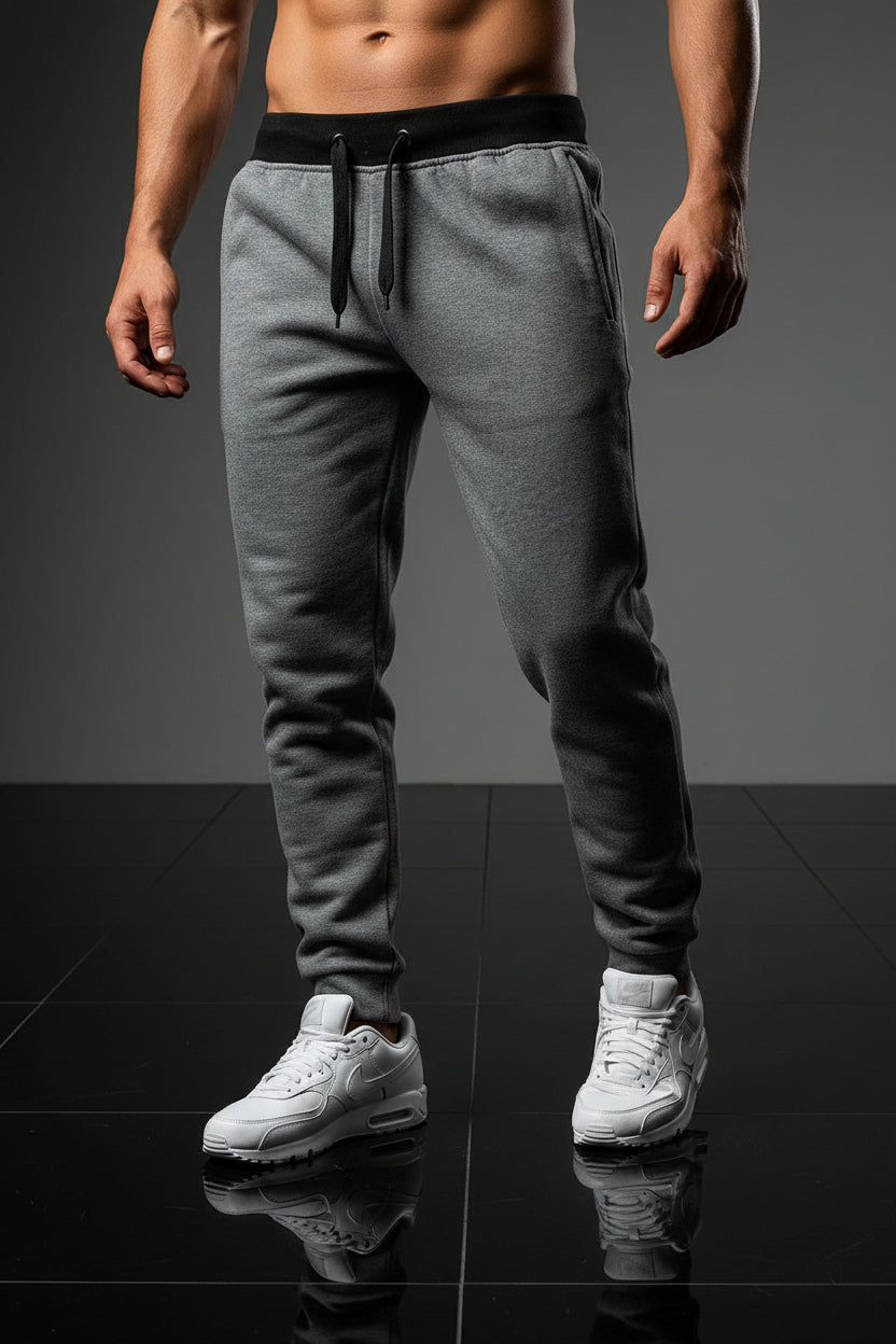 Men's Joggers Casual Fitness, Skinny Tracksuit Bottoms - Zenflow Active
