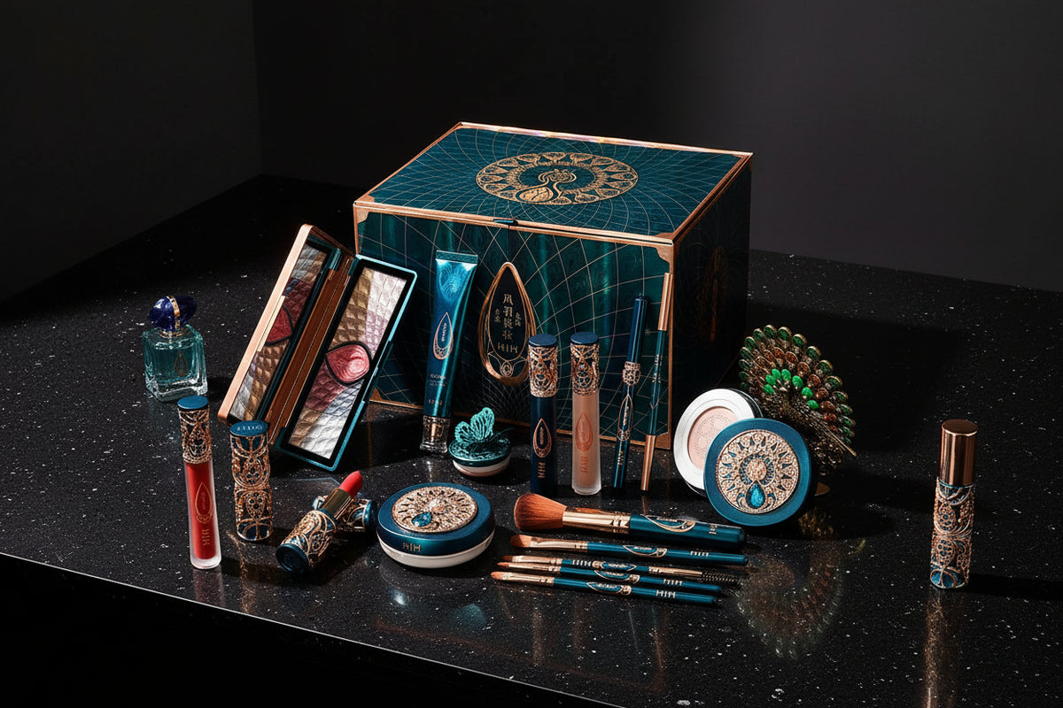 Phoenix Makeup Sets Include Daily Use Face Powder Foundation Concealer Eyeliner Make up Valentine's Day Christmas Gift Box - Zenflow Active