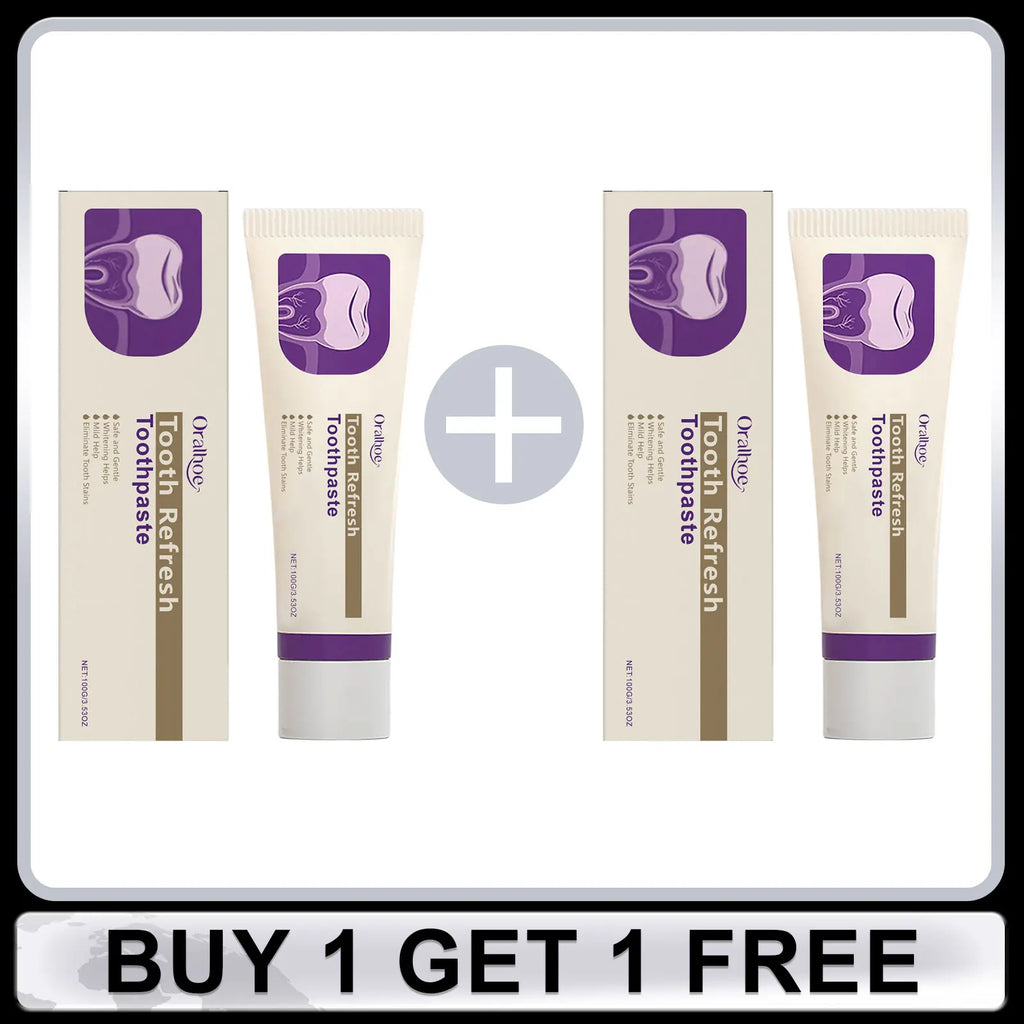 Natural Plant-Based Formula Teeth Whitening Toothpaste - Zenflow Active