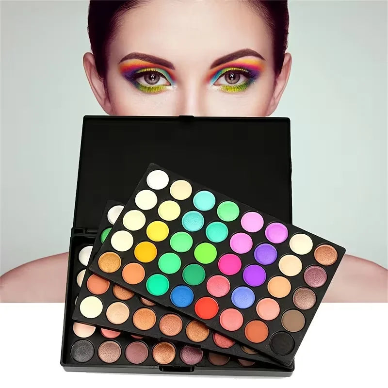 120 Color Eye Makeup,3-in-1 Eyeshadow Palette - Zenflow Active