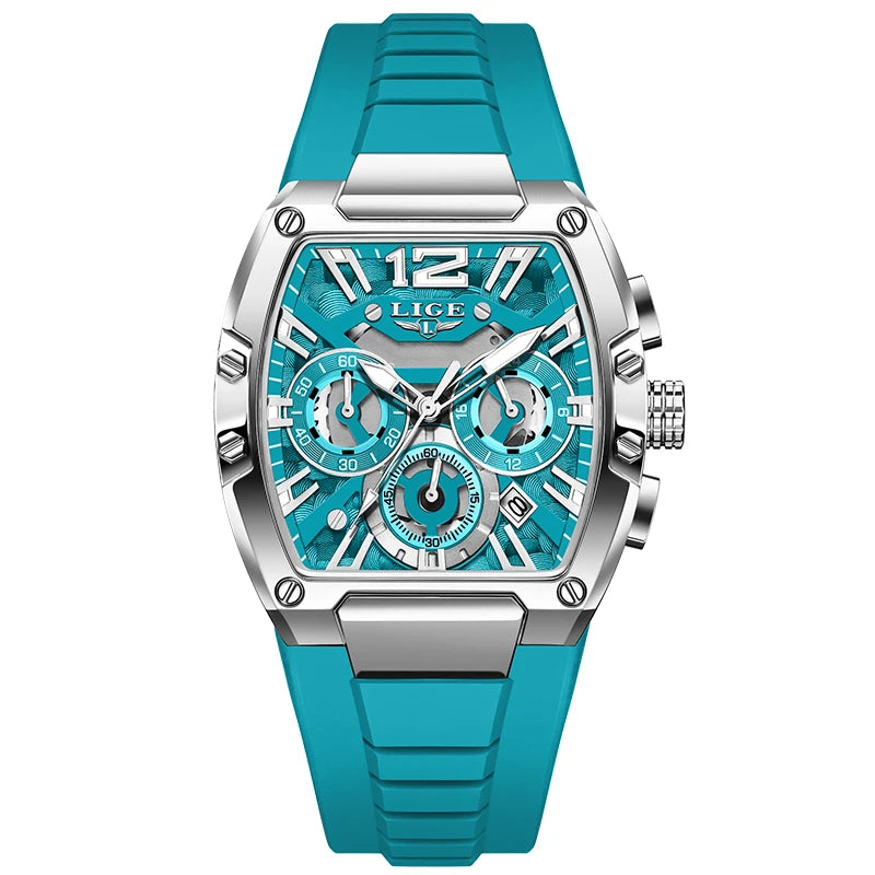 LIGE Men's Chronograph Sports Watch - Zenflow Active