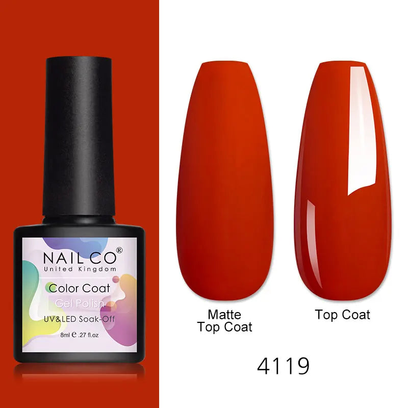 Gel Nail Polish 8ml – UV/LED Soak-Off Formula in 112+ Shades - Zenflow Active