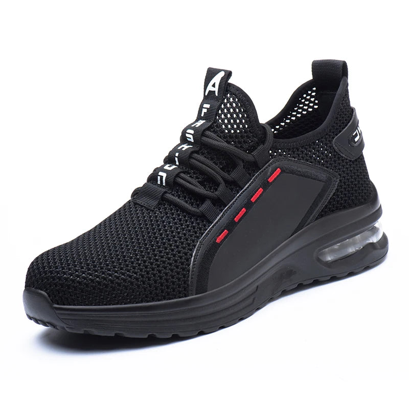 Steel Toe Safety Work Sneakers | Anti-Smash Puncture-Proof Lightweight Breathable Work Boots - Zenflow Active