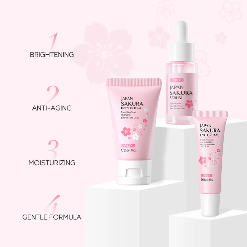 LAIKOU 3-Piece Facial Skincare Gift Set - Zenflow Active