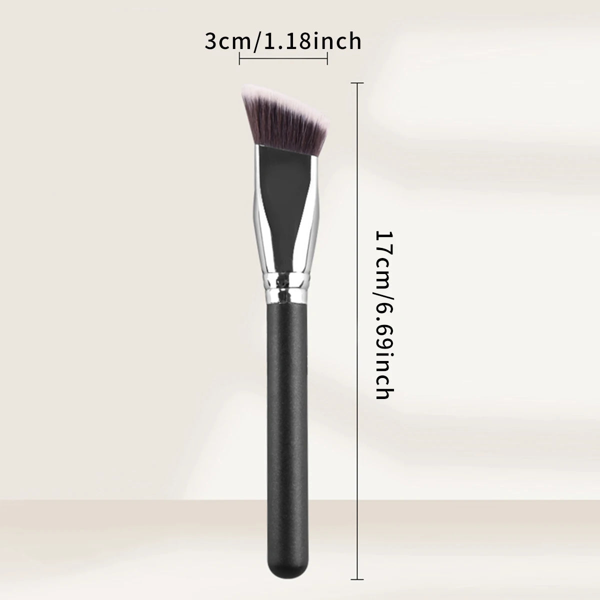 Angled Contour Makeup Brush – Blush, Foundation & Powder Blending - Zenflow Active