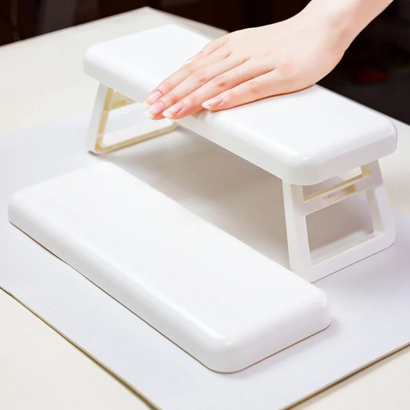 Manicure Nail Pillow with Built-In Lamp Holder – Salon & Home Nail Art Rest - Zenflow Active