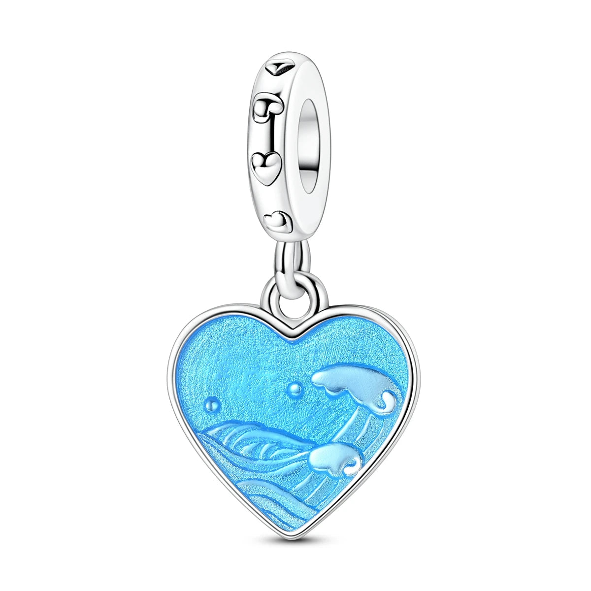 Charms Original 925 Silver Blue Beads Fit Bracelet Pendant Diy For Woman Fine Jewelry - Zenflow Active