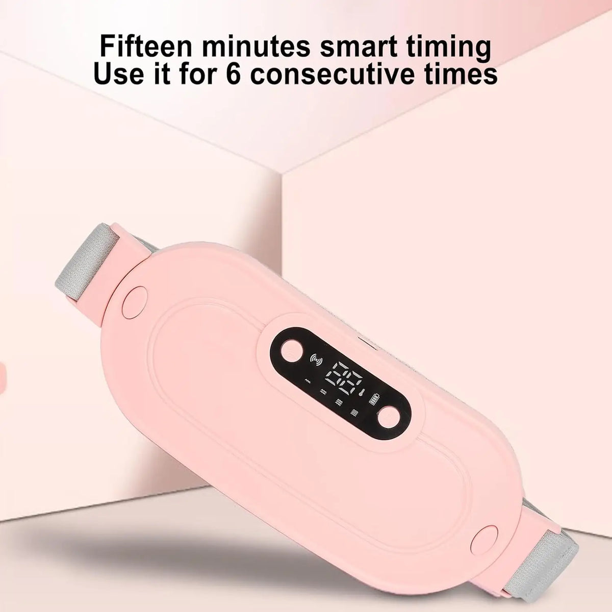 Menstrual Heating Pad, 5000 mAh Large Capacity, 5-10h Working Time, Portable Cordless Menstrual Heating Pad with 3Heat L - Zenflow Active