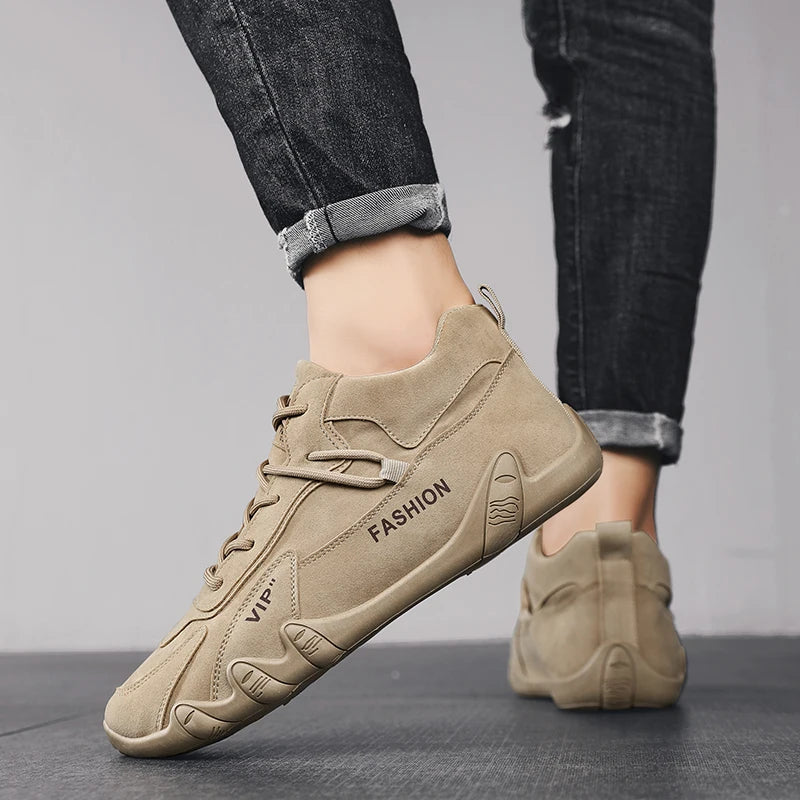Men's All-Season Hiking & Casual Sneakers — Anti-Slip, Lace-Up, Lightweight - Zenflow Active