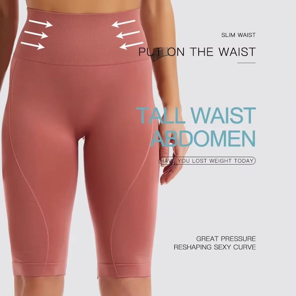 Women Naked Feeling Workout Push Up Leggings Tummy Control Yoga Running Fitness Gym Slim Pants High Waist Sports Biker Shorts - Zenflow Active