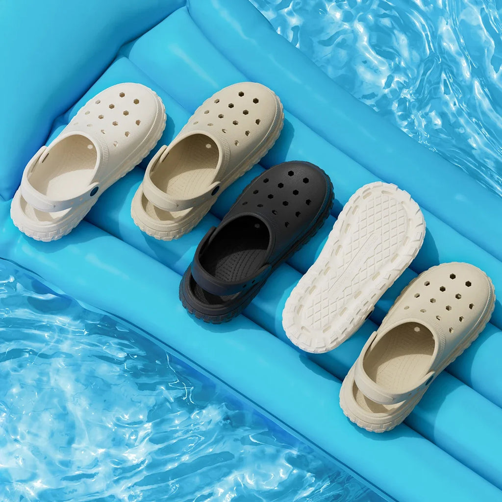 Unisex EVA Clogs & Sandals — Non-Slip, Thick Soft Sole, Closed Toe, Summer Beach Shoes - Zenflow Active