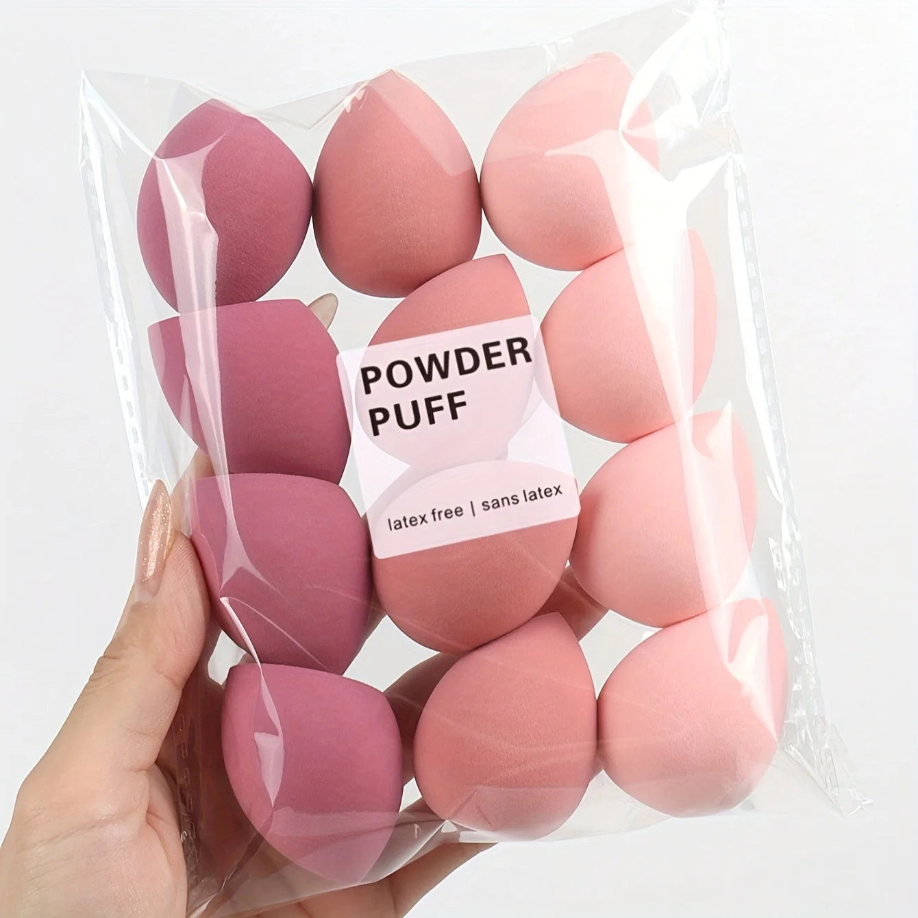 12PCS Latex-Free Makeup Sponges