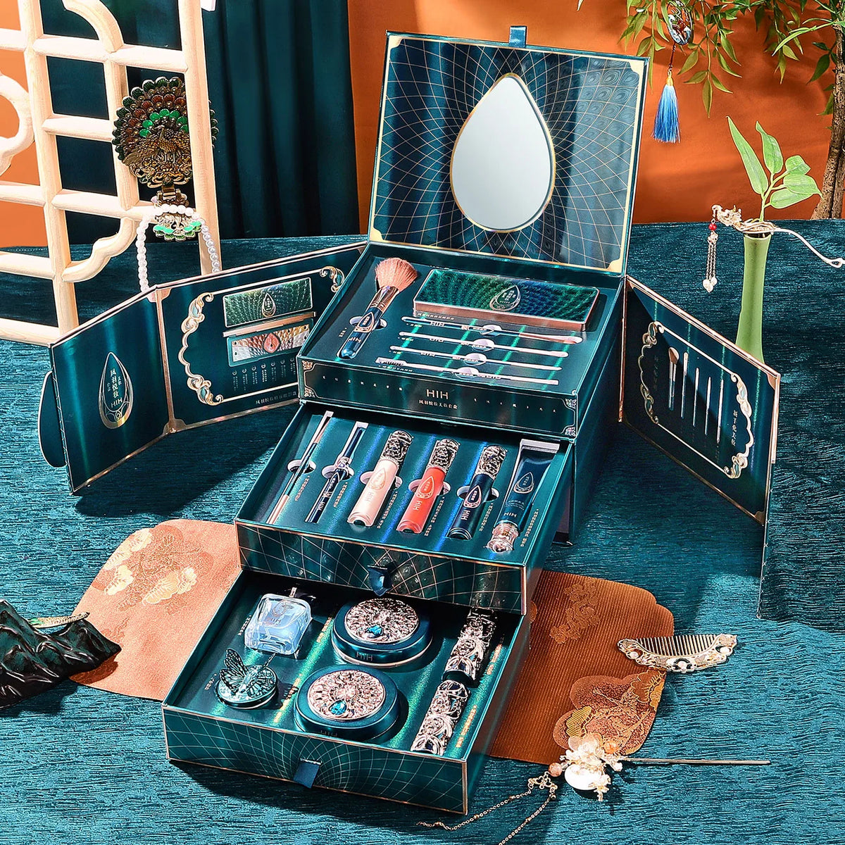 Phoenix Makeup Sets Include Daily Use Face Powder Foundation Concealer Eyeliner Make up Valentine's Day Christmas Gift Box - Zenflow Active