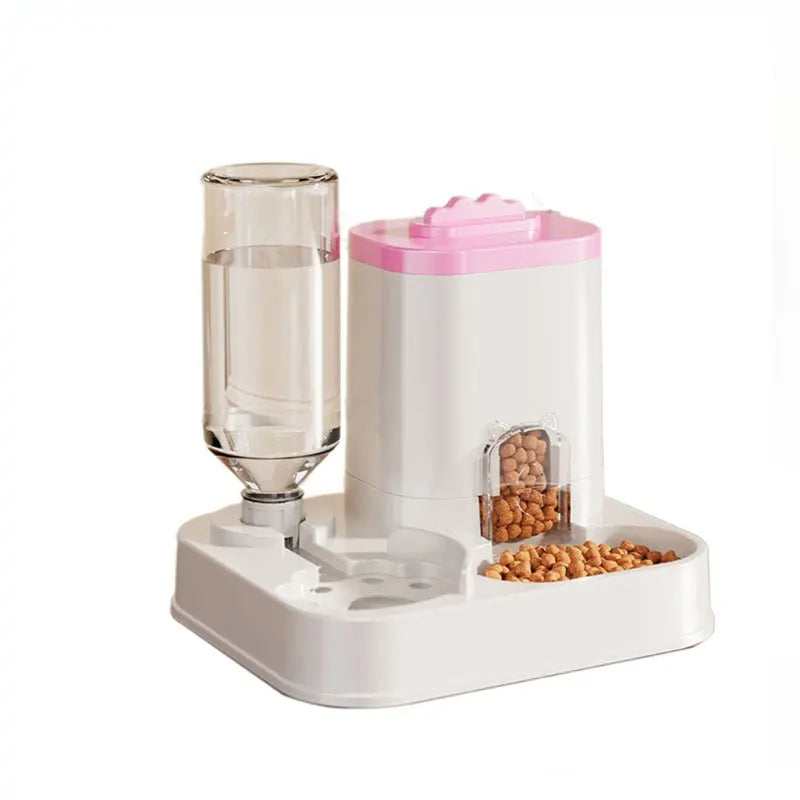 Large Capacity Automatic Pet Feeder & Water Dispenser for Cats and Dogs - Zenflow Active