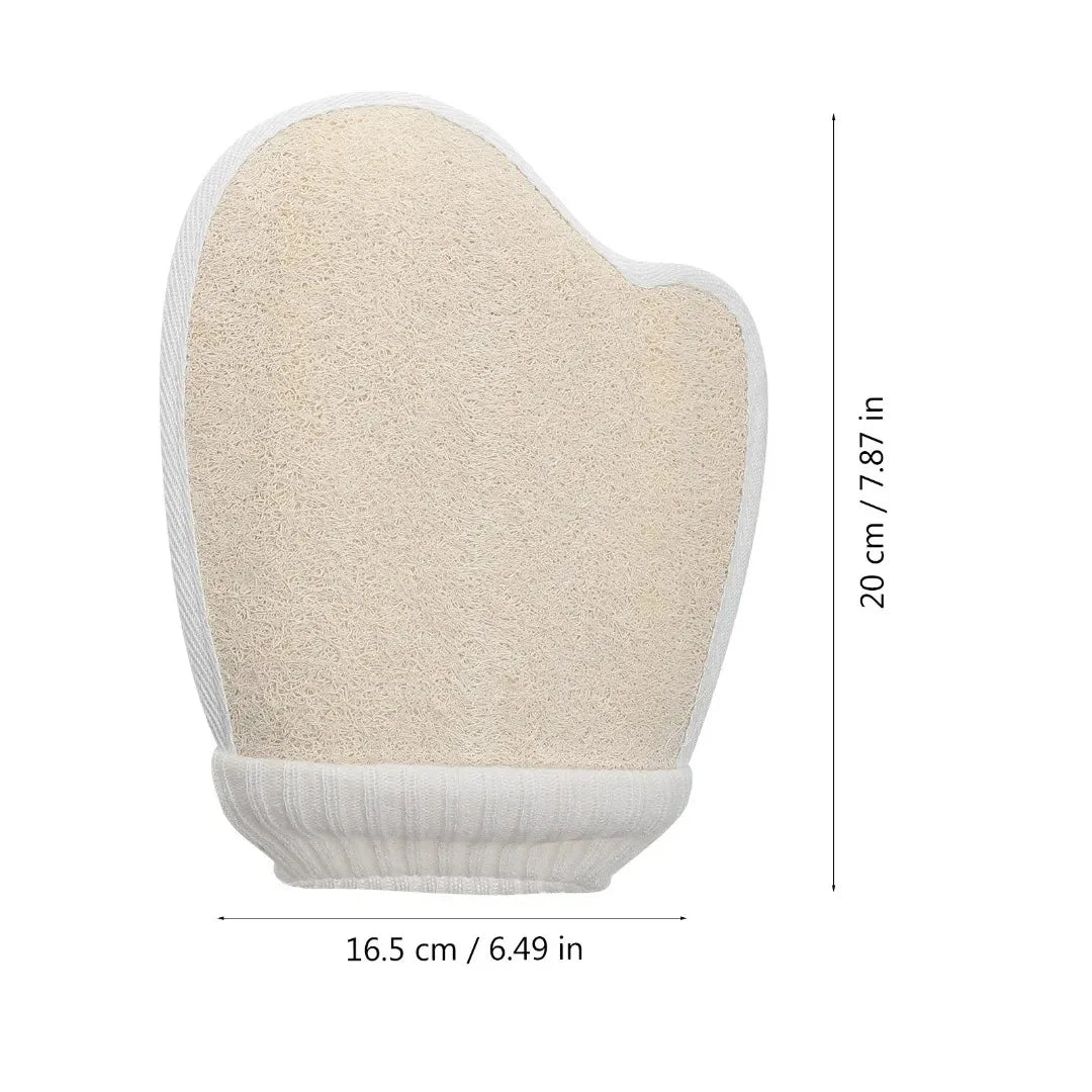 Loofah Exfoliating Bath Gloves | Body Scrubber Mitt – 1pc or 2pcs - Zenflow Active