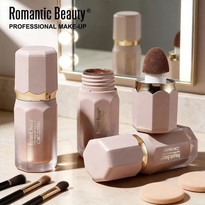 Liquid Matte Contour Stick – 3D Highlight, Bronzer & Nose Shadow for a Sculpted Finish - Zenflow Active