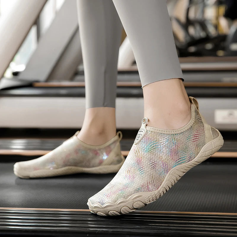 Unisex Quick-Dry Water Shoes — Anti-Slip, Stretch Fabric, Beach, Surf & Wading - Zenflow Active
