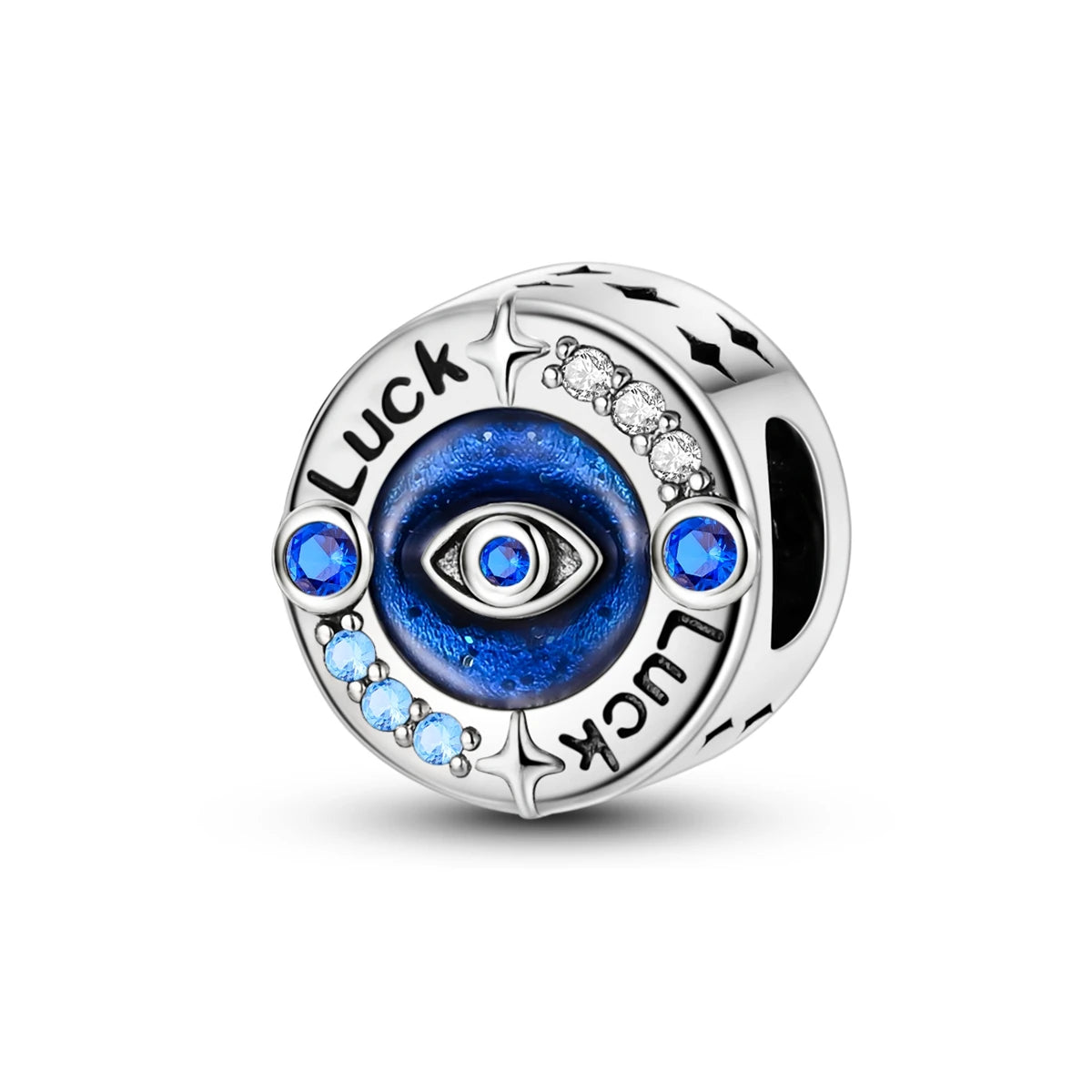 Charms Original 925 Silver Blue Beads Fit Bracelet Pendant Diy For Woman Fine Jewelry - Zenflow Active