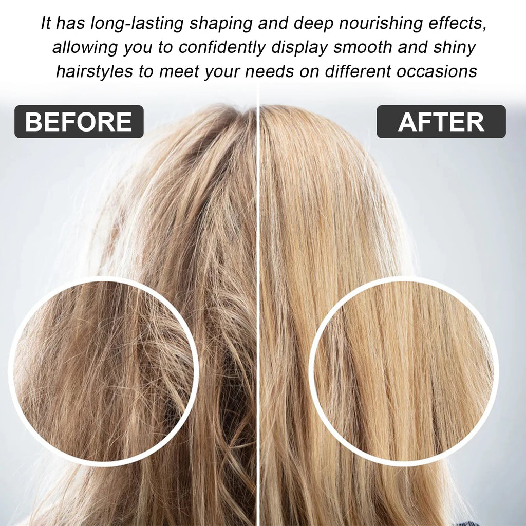 Keratin Hair Straightening Cream Hair Repair Conditioner - Zenflow Active