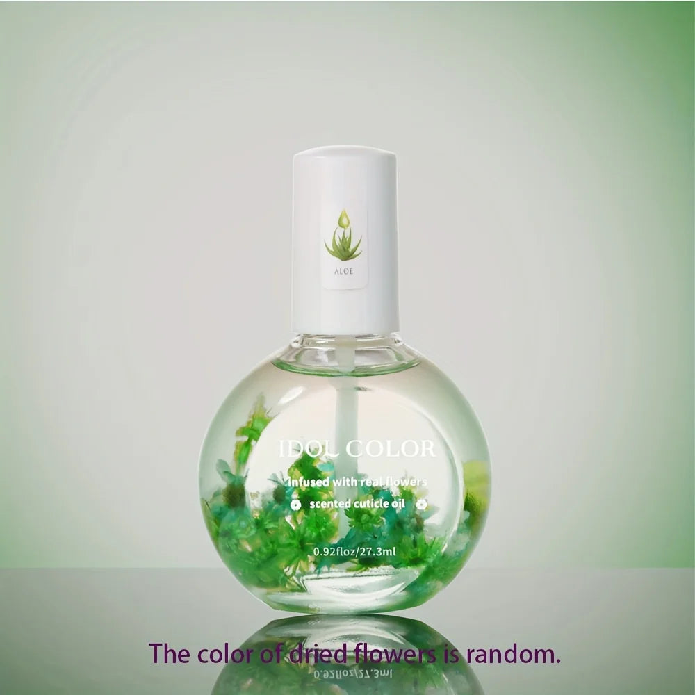 Dried Flower Cuticle Nutrition Oil – Nourishing Nail Treatment with Jojoba, Almond & Avocado | 27ml - Zenflow Active