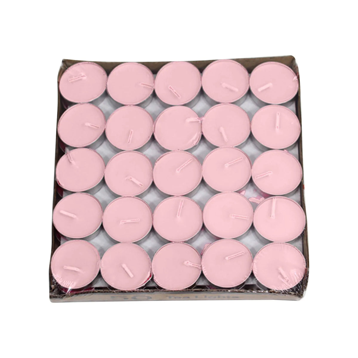 50 Smokeless Coloured Small Round Candles - Zenflow Active