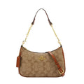 Women's Chain Bags Pvc Geometric Print Handbag Shoulder Crossbody Bag - Zenflow Active