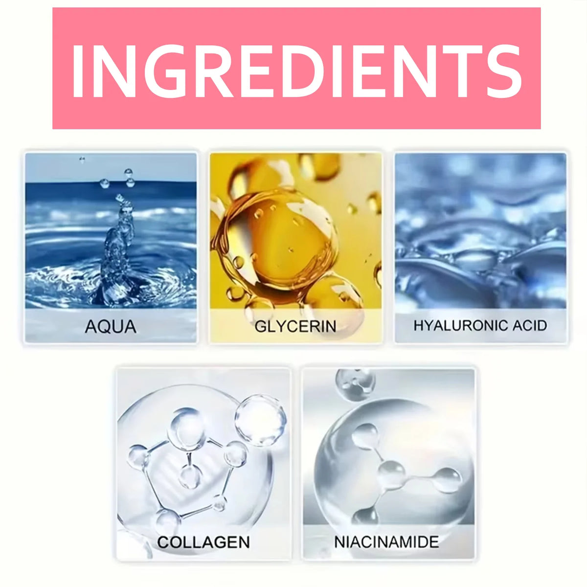 Collagen & Hyaluronic Acid Facial Cleanser with Niacinamide, 60g - Zenflow Active