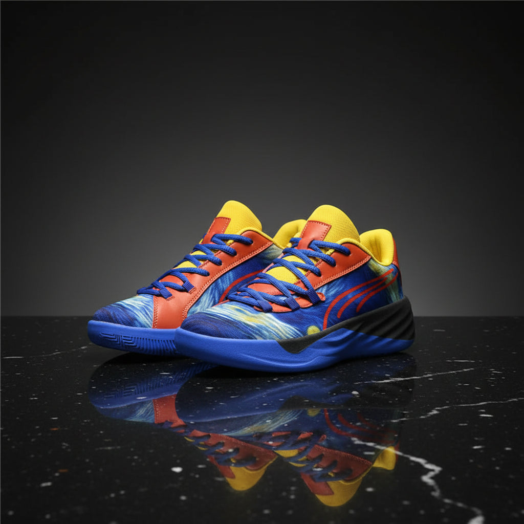 Men's Professional High-Top Basketball Shoes | Breathable Anti-Slip Training & Game Sneakers - Zenflow Active